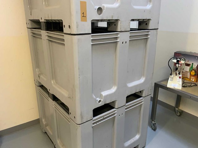 Euro plast kunststof opslagbox (4x) - afbeelding 2 van  3