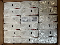 Euro products infibra servet 100% cellulose wit 2-laags 33x33 cm (23400x) - afbeelding 3 van  6