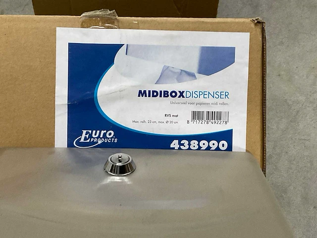 Euro products midi 438990 rvs papierrolhouder - afbeelding 3 van  3