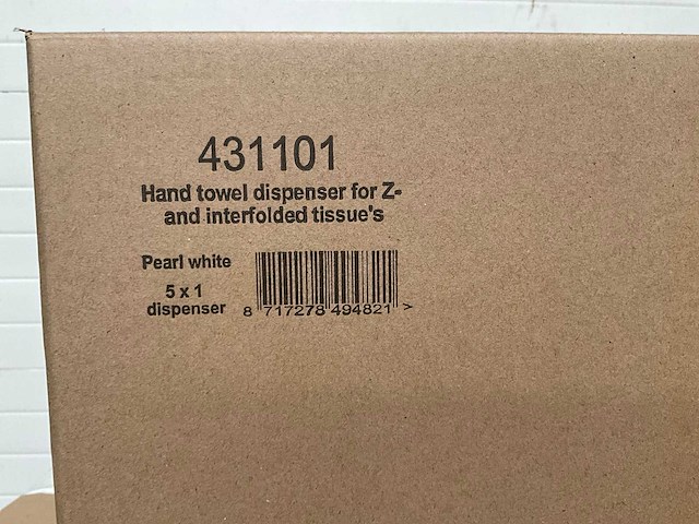 Euro products vouw handdoekdispenser (51205x) - afbeelding 5 van  8