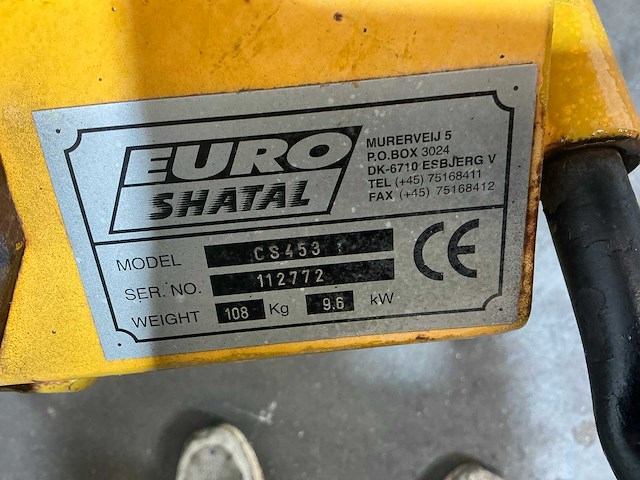Euro shatal cs453 betonzaag - afbeelding 4 van  4