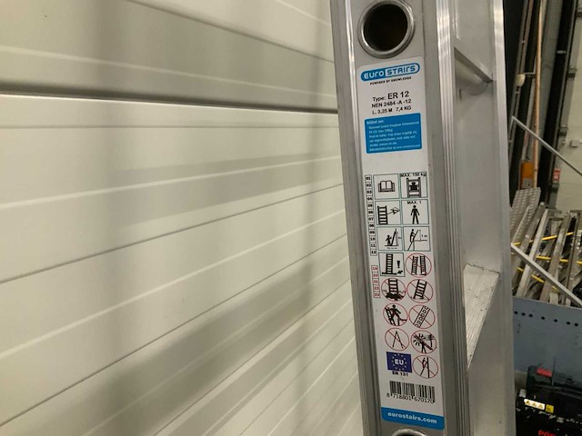 Euro stairs 1x12 ladder en trap - afbeelding 2 van  2