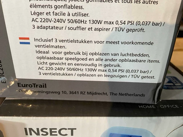 Euro trail elektrische luchtpomp (5x) - afbeelding 4 van  4