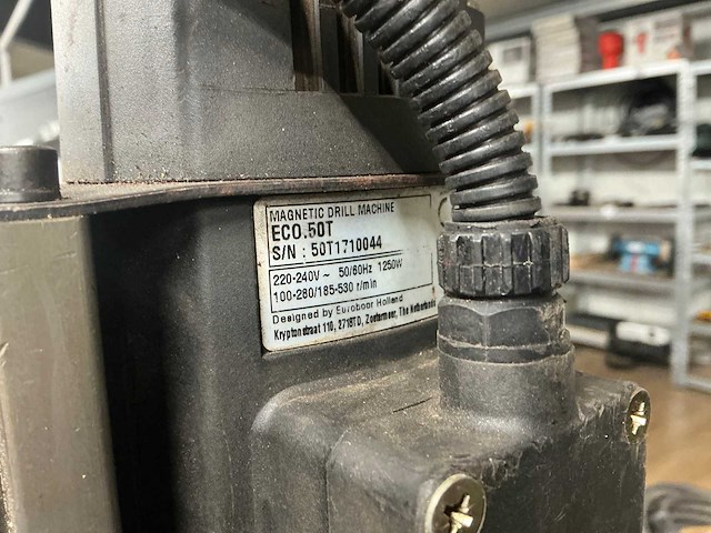 Euroboor eco.50-t magneet kernboormachine - afbeelding 5 van  6