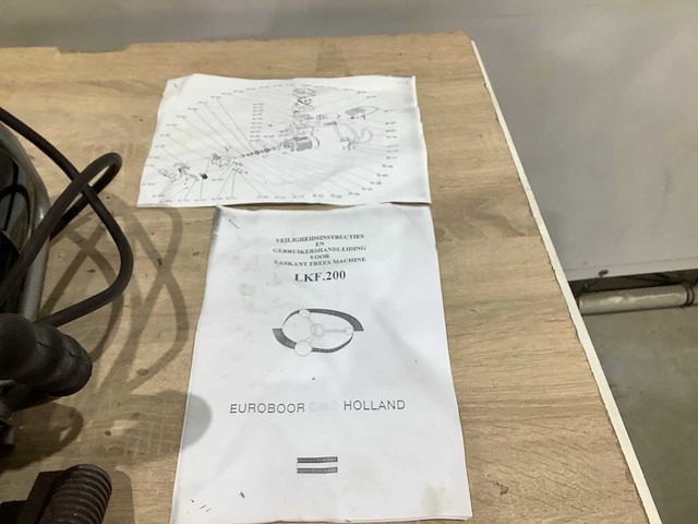 Euroboor lkf.200 laskant freesmachine - afbeelding 2 van  10