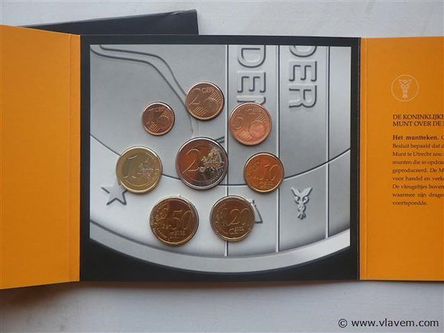Eurocoinset 1cent tem 2 euro - nederland 2007 - afbeelding 2 van  5