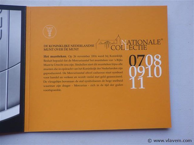 Eurocoinset 1cent tem 2 euro - nederland 2007 - afbeelding 4 van  5