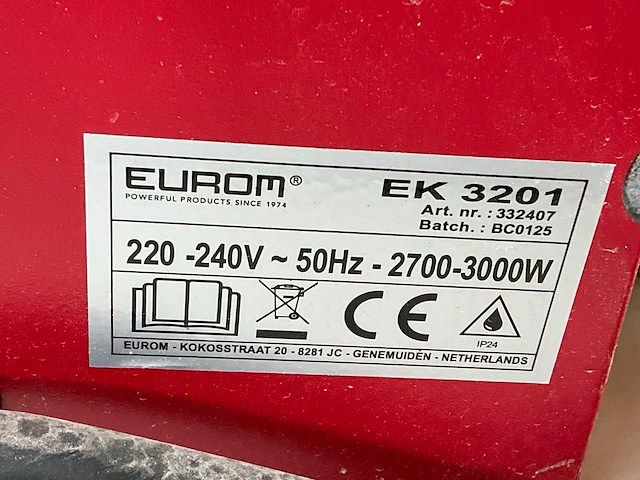 Eurocom ek-3201 heater (2x) - afbeelding 5 van  5