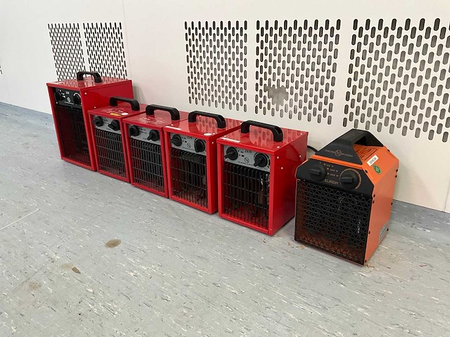Eurocom elektrische heater (6x) - afbeelding 1 van  6