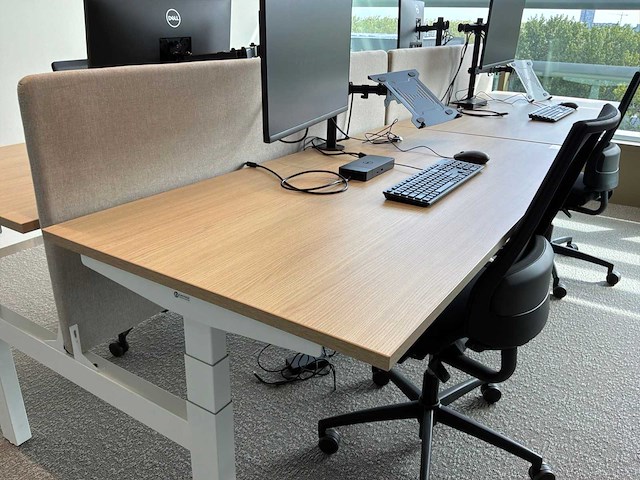 Eurodesk duo elektrisch hoogteverstelbaar bureau (2x) - afbeelding 8 van  13