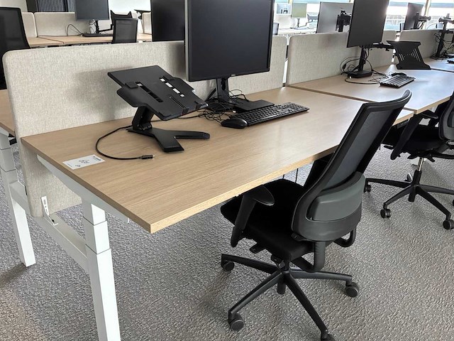Eurodesk duo elektrisch hoogteverstelbaar bureau (5x) - afbeelding 5 van  10