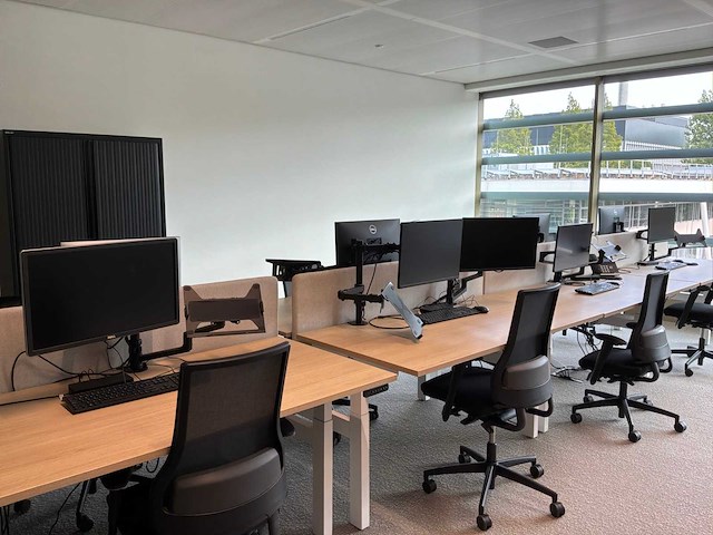 Eurodesk duo elektrisch hoogteverstelbaar bureau (5x) - afbeelding 4 van  12