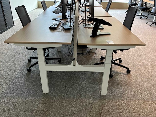 Eurodesk duo elektrisch hoogteverstelbaar bureau (5x) - afbeelding 7 van  12
