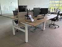 Eurodesk duo elektrisch hoogteverstelbaar bureau (8x) - afbeelding 7 van  14