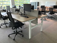 Eurodesk duo elektrisch hoogteverstelbaar bureau (8x) - afbeelding 8 van  14