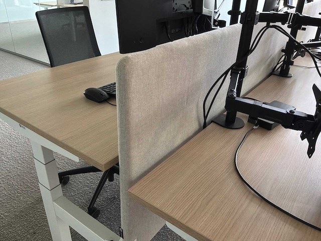 Eurodesk duo elektrisch hoogteverstelbaar bureau (8x) - afbeelding 11 van  14