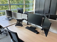 Eurodesk duo elektrisch hoogteverstelbaar bureau (8x) - afbeelding 3 van  9