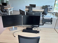 Eurodesk duo elektrisch hoogteverstelbaar bureau (8x) - afbeelding 5 van  9