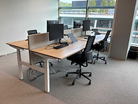 Eurodesk duo elektrisch in hoogte verstelbaar bureau (9x) - afbeelding 9 van  10
