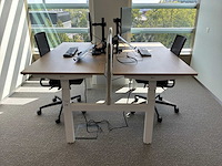 Eurodesk duo elektrisch in hoogte verstelbaar bureau - afbeelding 4 van  10