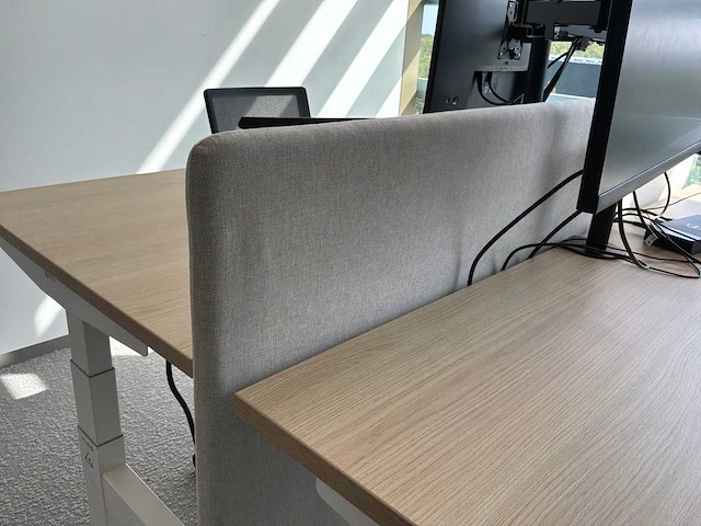 Eurodesk duo elektrisch in hoogte verstelbaar bureau - afbeelding 7 van  10