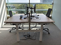 Eurodesk duo elektrisch in hoogte verstelbaar bureau - afbeelding 4 van  10