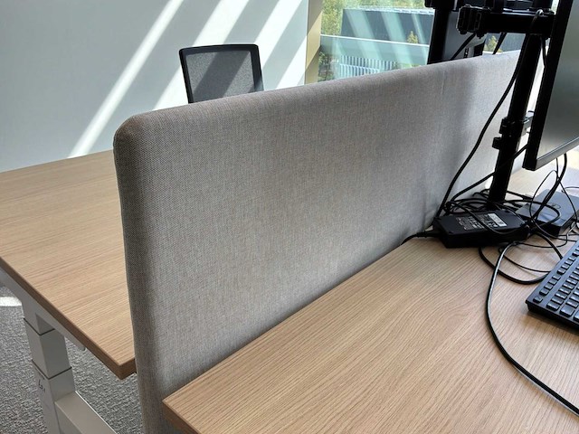 Eurodesk duo elektrisch in hoogte verstelbaar bureau - afbeelding 7 van  10