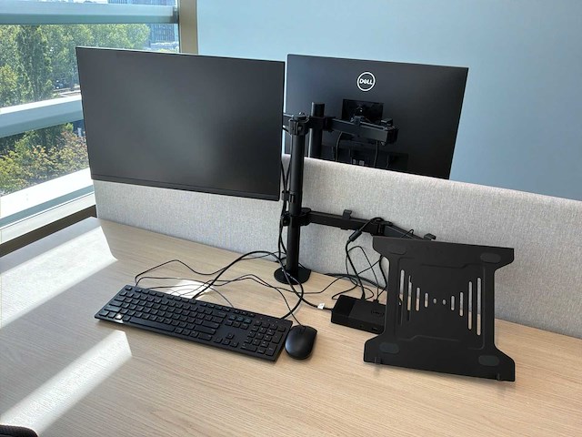 Eurodesk duo elektrisch in hoogte verstelbaar bureau - afbeelding 8 van  10
