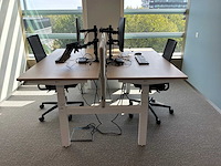Eurodesk duo elektrisch in hoogte verstelbaar bureau - afbeelding 4 van  10