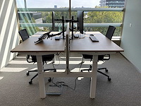 Eurodesk duo elektrisch in hoogte verstelbaar bureau - afbeelding 4 van  10