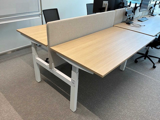Eurodesk duo elektrische hoogteverstelbare bureaus (3x) - afbeelding 3 van  10