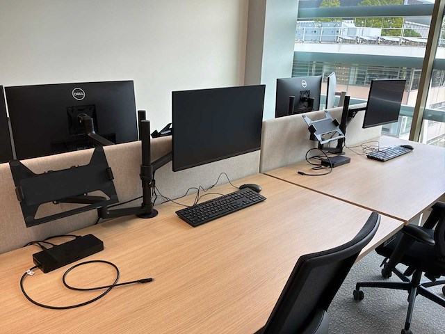 Eurodesk duo elektrische hoogteverstelbare bureaus (3x) - afbeelding 7 van  10