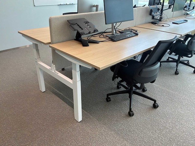 Eurodesk duo elektrische hoogteverstelbare bureaus (3x) - afbeelding 3 van  8