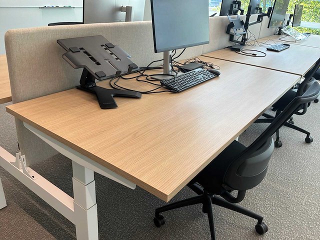 Eurodesk duo elektrische hoogteverstelbare bureaus (3x) - afbeelding 4 van  8