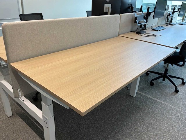 Eurodesk duo elektrische hoogteverstelbare bureaus (3x) - afbeelding 4 van  10