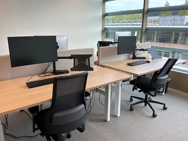 Eurodesk duo elektrische hoogteverstelbare bureaus (3x) - afbeelding 4 van  12