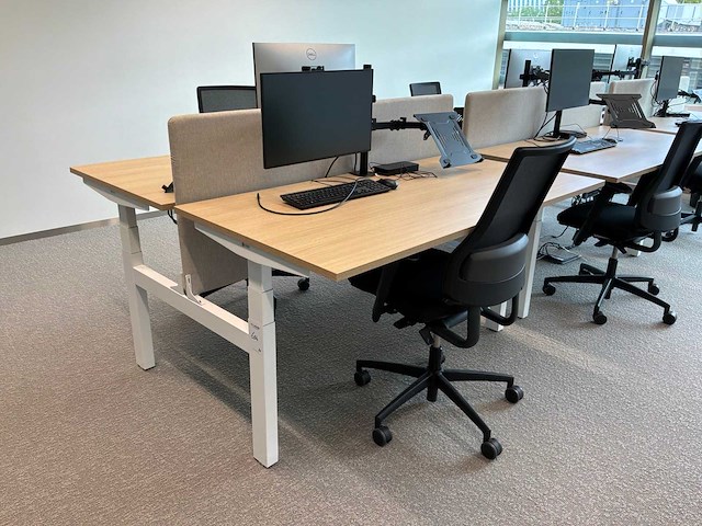 Eurodesk duo elektrische hoogteverstelbare bureaus (3x) - afbeelding 5 van  12