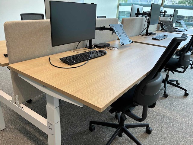 Eurodesk duo elektrische hoogteverstelbare bureaus (3x) - afbeelding 7 van  12