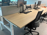 Eurodesk duo elektrische hoogteverstelbare bureaus (3x) - afbeelding 4 van  6
