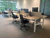 Eurodesk duo elektrische in hoogte verstelbare bureaus (4x) - afbeelding 2 van  10