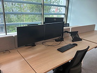 Eurodesk duo elektrische in hoogte verstelbare bureaus (4x) - afbeelding 2 van  11