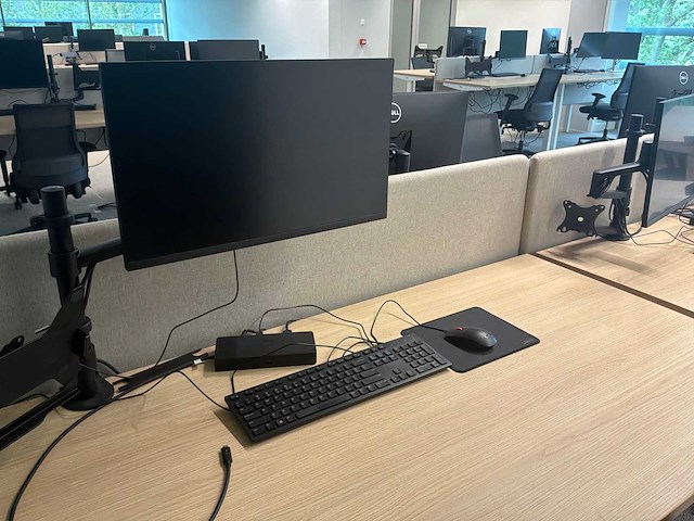 Eurodesk duo elektrische in hoogte verstelbare bureaus (4x) - afbeelding 9 van  10