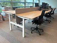 Eurodesk duo elektrische in hoogte verstelbare bureaus (4x) - afbeelding 1 van  7