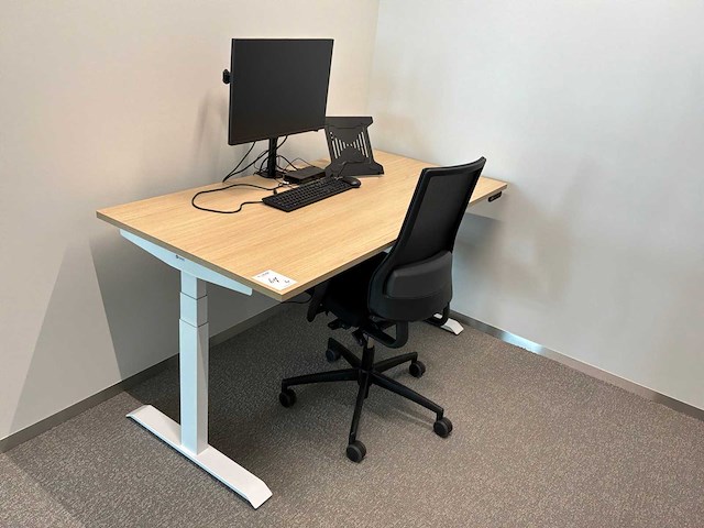 Eurodesk elektrisch in hoogte verstelbaar bureau (4x) - afbeelding 2 van  10