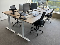 Eurodesk elektrisch in hoogte verstelbaar bureau (4x) - afbeelding 5 van  12