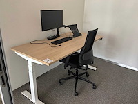 Eurodesk elektrisch in hoogte verstelbaar bureau (4x) - afbeelding 1 van  9