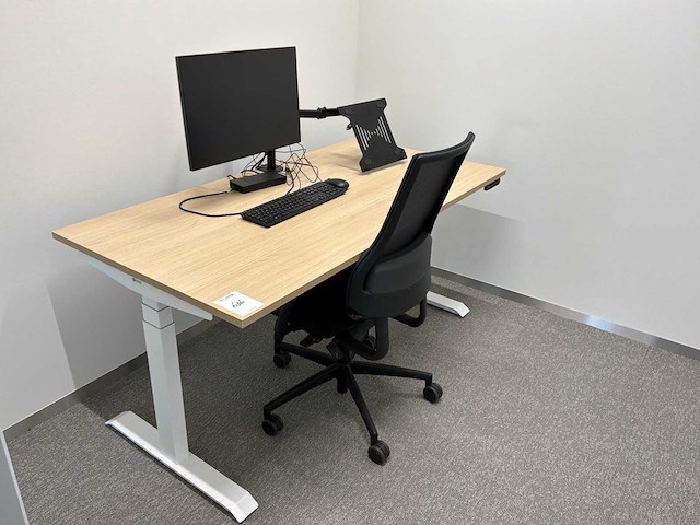 Eurodesk elektrisch in hoogte verstelbaar bureau (4x) - afbeelding 8 van  9