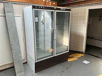 Eurofrigo vrieskast dubbeldeur vitrine