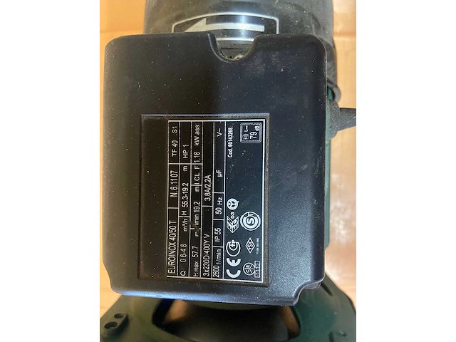 Euroinoc 40/50 t waterpomp - afbeelding 2 van  5