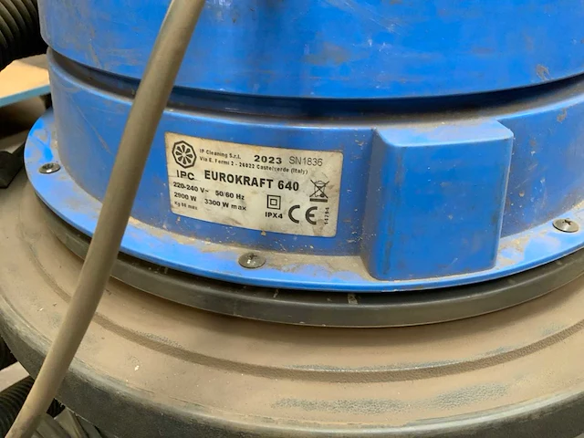 Eurokraft 640 industriële stofzuiger - afbeelding 4 van  4